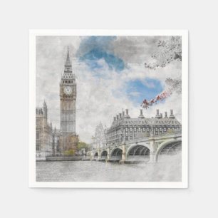 Big Ben, London, United Kingdom Napkin