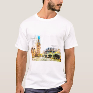 Big Ben London watercolor T-Shirt