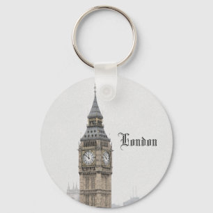 Big Ben London (Watercolour) Key Ring