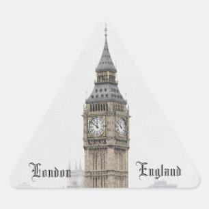 Big Ben London (Watercolour) Triangle Sticker
