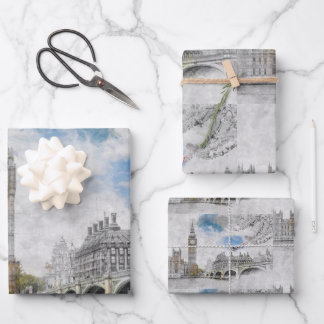 Big Ben London Wrapping Paper – UK Travel