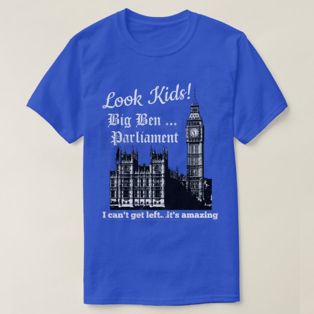 Big Ben Parliament distressed T-Shirt (Design Front)