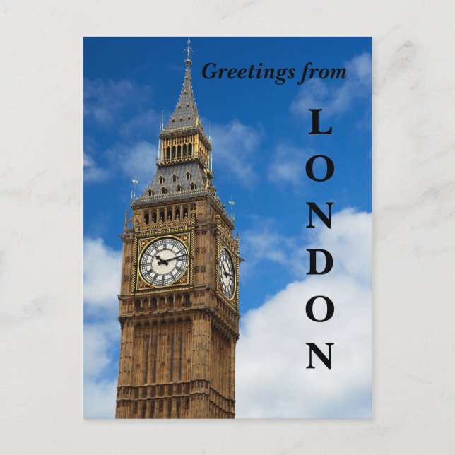Big Ben Postcard (Front)