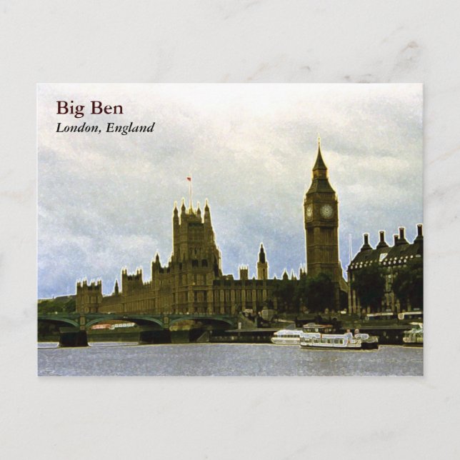 Big Ben Postcard (Front)