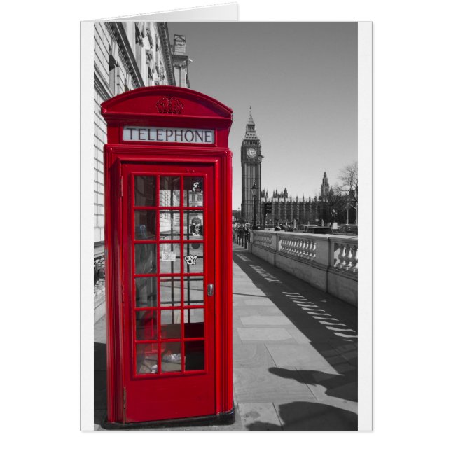 Big Ben Red Telephone box (Front)