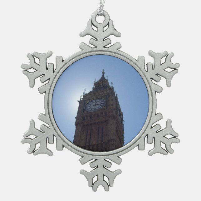 Big Ben Snowflake Ornament (Front)