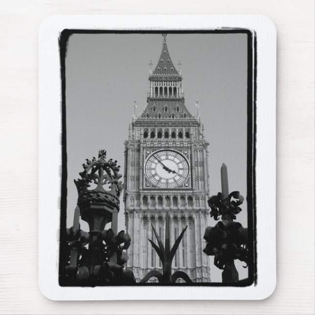 Big Ben Tower Mouse Mat (Front)