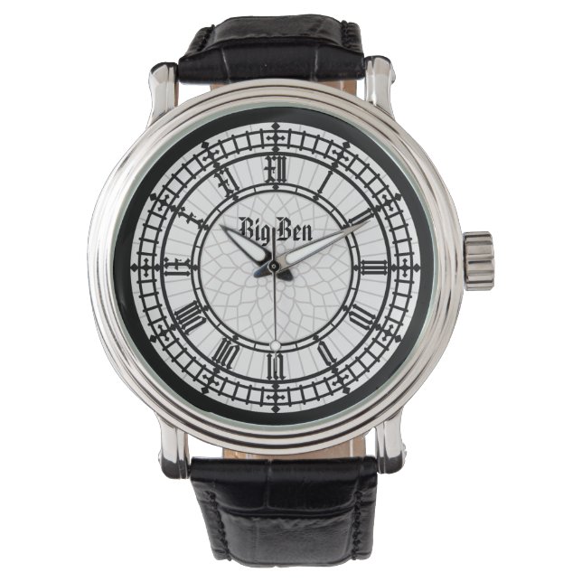 Big Ben Watch - Silver (Front)