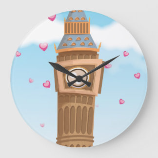 Big Ben Westminster Clock Tower cartoon
