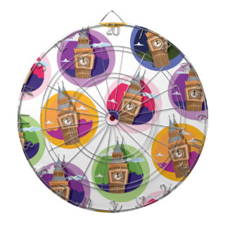 Big Ben Westminster Clock Tower Dartboard