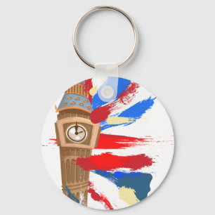 Big Ben Westminster Clock Tower Key Ring