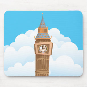 Big Ben Westminster Clock Tower Mouse Mat