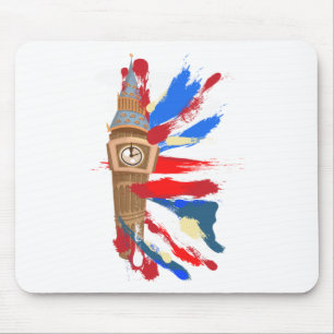 Big Ben Westminster Clock Tower Mouse Mat