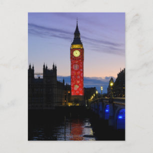 "Big Ben" Westminster, London UK Postcard
