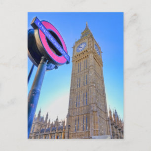"Big Ben" Westminster, London UK Postcard