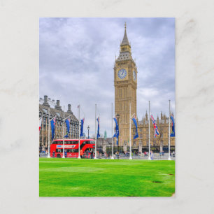 "Big Ben" Westminster, London UK Postcard