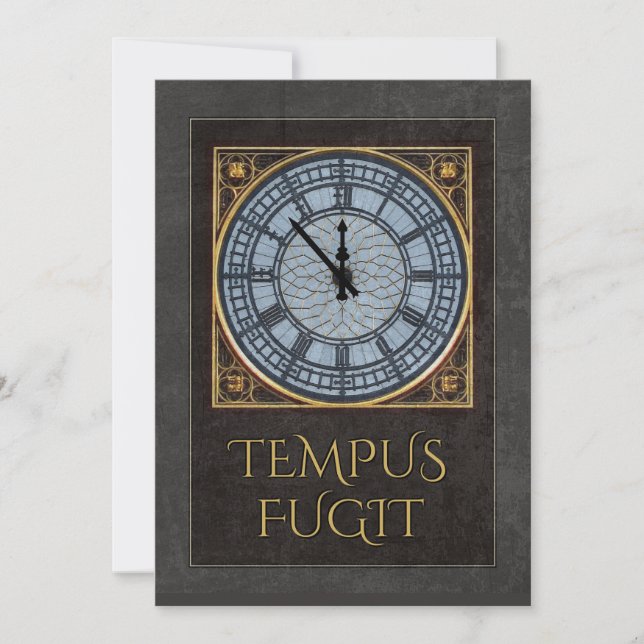 Big Ben with customisable text  Holiday Card (Front)