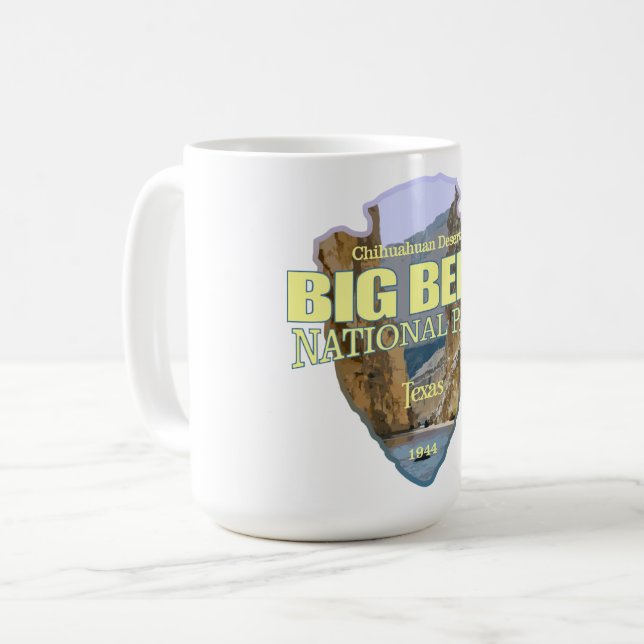 Big Bend National Park (arrowhead) Coffee Mug (Front Left)