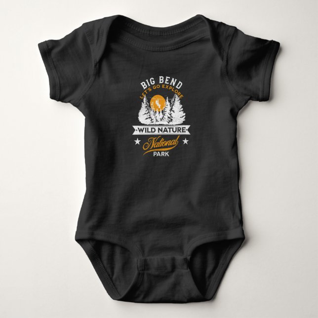 Big Bend National Park Baby Bodysuit (Front)
