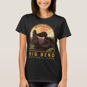 Big Bend National Park Balanced Rock Vintage Emble T-Shirt