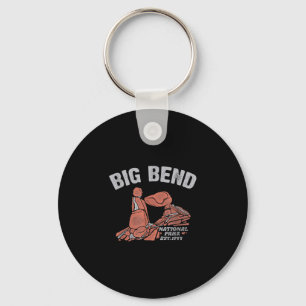 Big bend national park balanced rock vintage key ring
