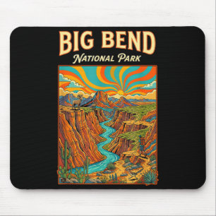 Big bend national park canyon landscape texas mouse mat