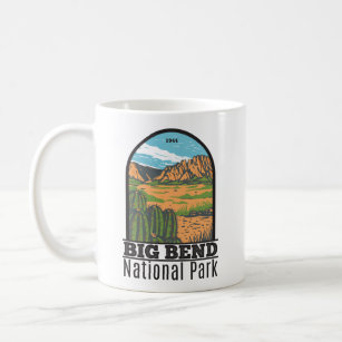 Big Bend National Park Chihuahuan Desert Vintage Coffee Mug