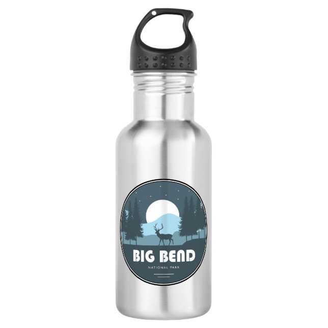 Big Bend National Park Deer 532 Ml Water Bottle (Front)