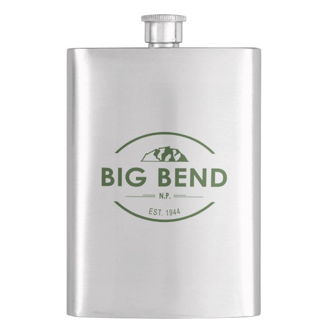 Big Bend National Park Hip Flask (Front)