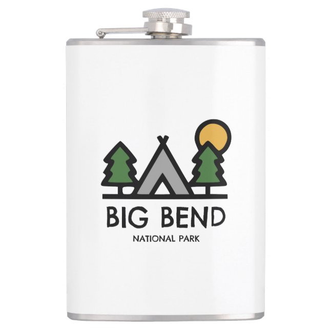 Big Bend National Park Hip Flask (Front)