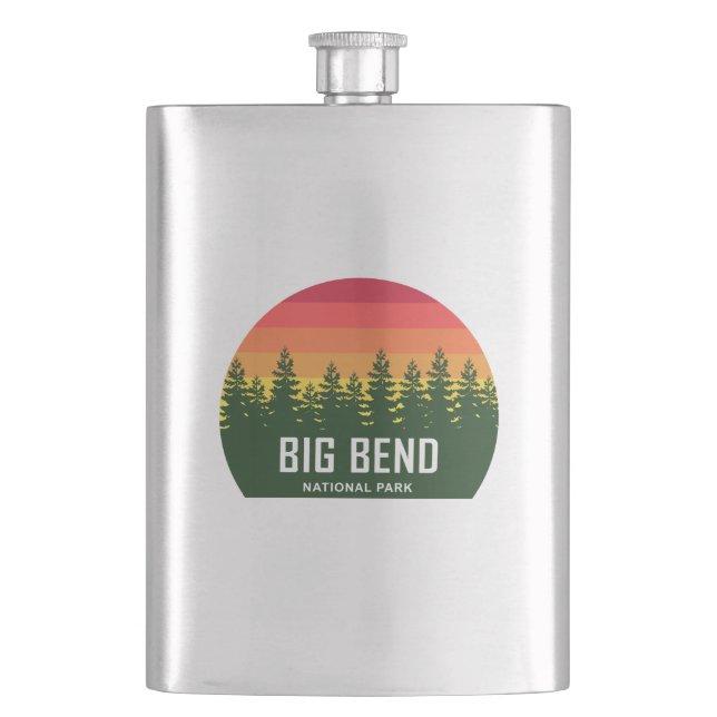 Big Bend National Park Hip Flask (Front)