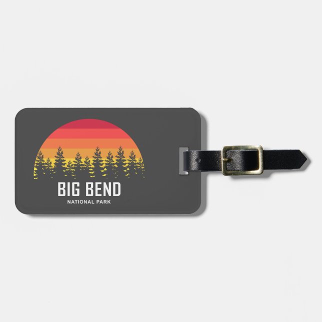Big Bend National Park Luggage Tag (Front Horizontal)