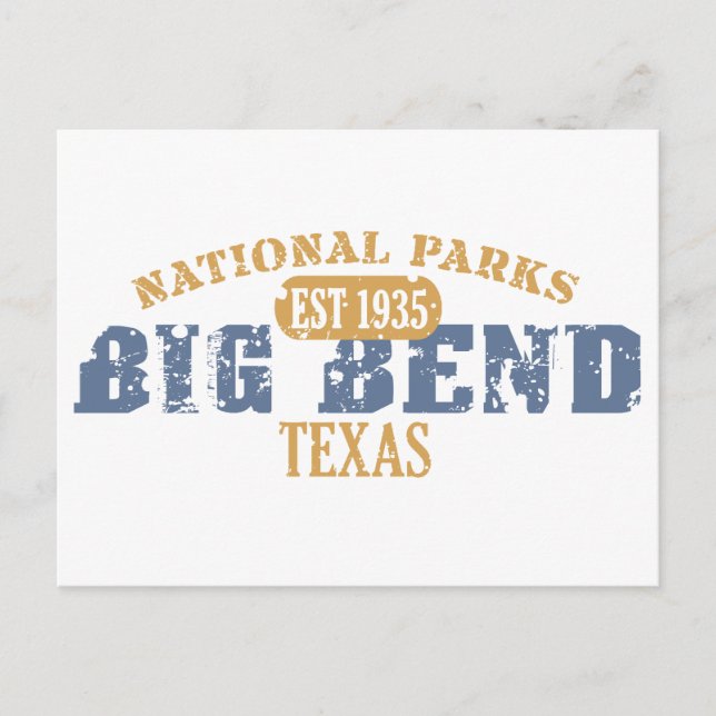 Big Bend National Park Postcard (Front)