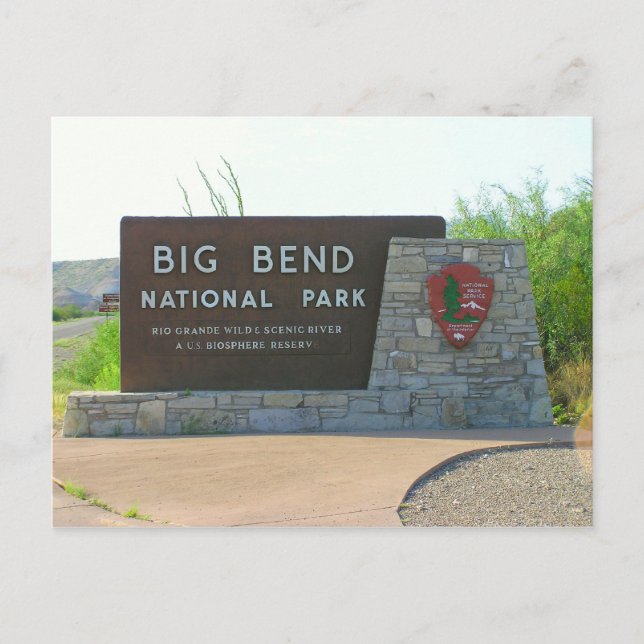 Big Bend National Park Postcard (Front)
