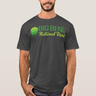 Big Bend National Park Retro Arrowhead Wordmark Gr T-Shirt