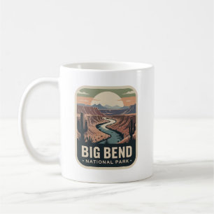 Big Bend National Park Retro Badge Coffee Mug