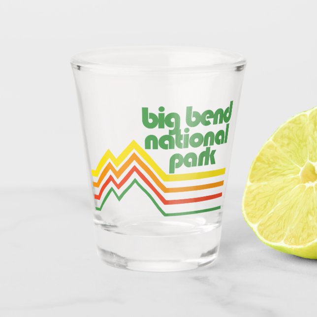 Big Bend National Park Shot Glass (Front)