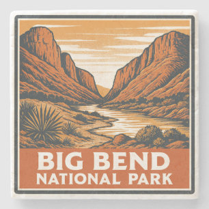 Big Bend National Park Stone Coaster