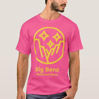 Big Bend National Park Teas Minimalist Retro Graph T-Shirt