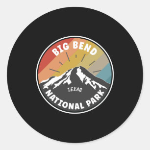 Big Bend National Park Texas Classic Round Sticker
