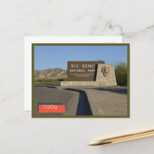 Big Bend National Park Texas Park  Postcard