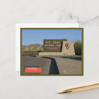 Big Bend National Park Texas Park Postcard