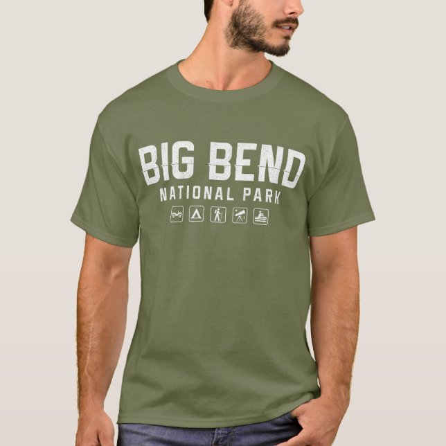 Big Bend National Park (Texas) tshirt - dark (Front)
