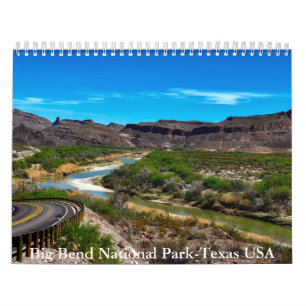 Big Bend National Park-Texas USA Calendar