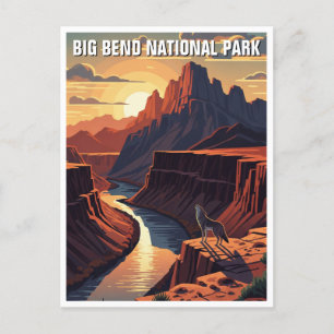 Big Bend National Park Travel Postcard
