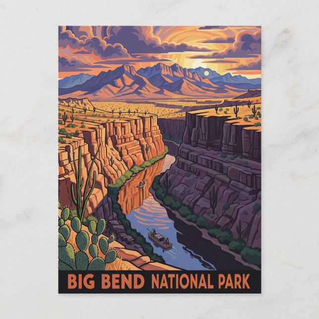 Big Bend National Park Travel Postcard (Front)