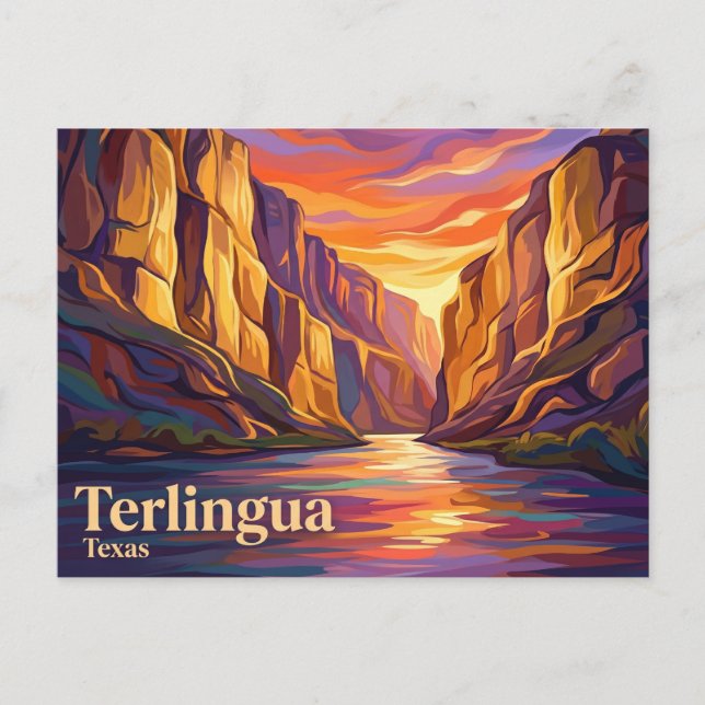 Big Bend National Park USA Postcard (Front)