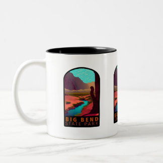 Big Bend State Park Texas Two-Tone Coffee Mug