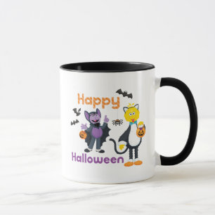 Big Bird and Count Happy Halloween Mug