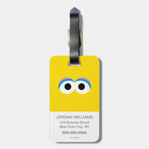 Big Bird Big Face Luggage Tag